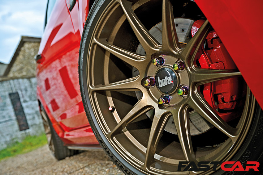 Bola wheels on Modified Ford Focus ST Mk2