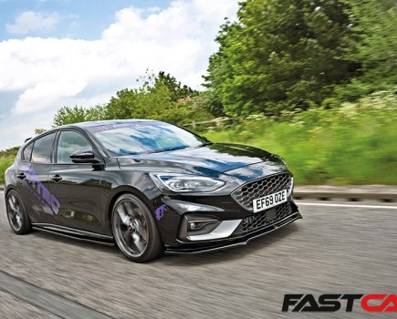 Modified Ford Focus ST Mk4 driving shot