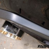 Exhaust on modified ford focus st mk4