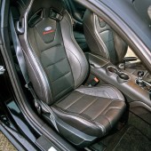 Bucket seats in modified shelby mustang