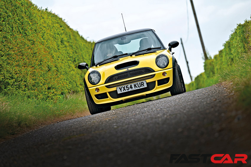 Drive by shot of tuned R53 mini