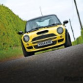 Drive by shot of tuned R53 mini