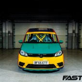 Front shot of tuned VW Caddy
