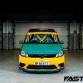 Front shot of tuned VW Caddy