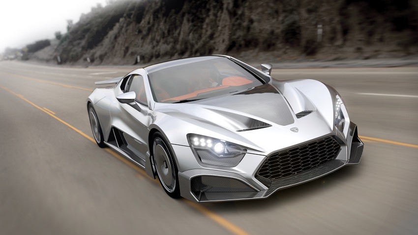 The front end of the Zenvo TSR-GT