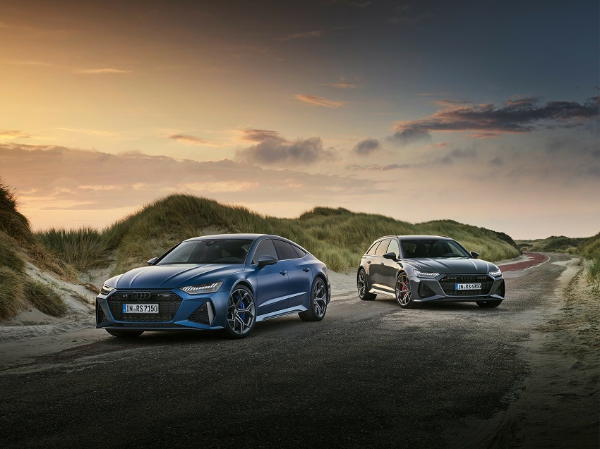 The new Audi RS7 Performance is shadowed by the RS6.