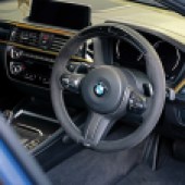 Steering wheel in BMW