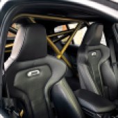 Interior roll cage and M seats in BMW M140i