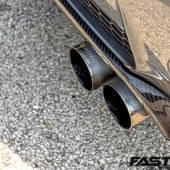 exhaust tips on modified bmw m3 e90