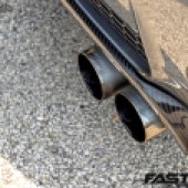 exhaust tips on modified bmw m3 e90