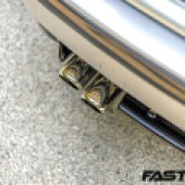 exhaust on modified bmw m3 e36