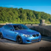 front 3/4 of Modified BMW M5 E60
