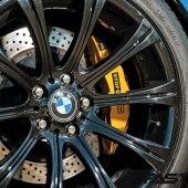 Wheels and brakes on Modified BMW M5 E60