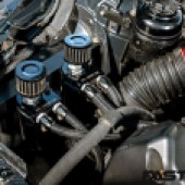 Engine shot in Modified BMW M5 E60