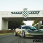 Modified Corvette at Goodwood