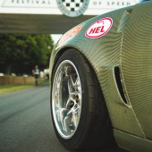 Front wheels on Modified Corvette