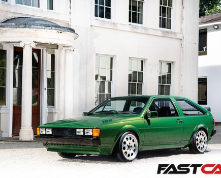 Front 3/4 shot of modified mk2 scirocco