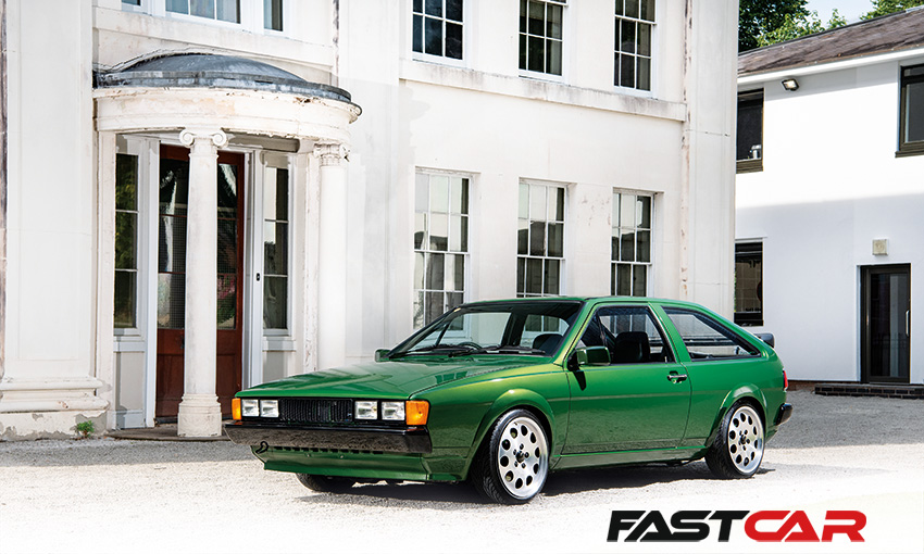Front 3/4 shot of modified mk2 scirocco