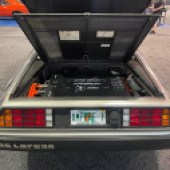 best products at sema - electric delorean