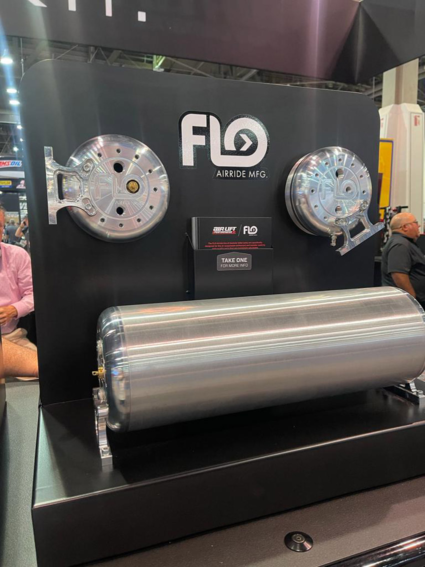 Flo air lift tanks, best products at sema