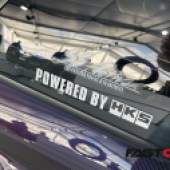 Powered by HKS sticker