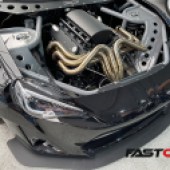 Custom exhaust manifold for GT86