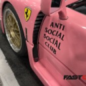 Pink Ferrari at SEMA