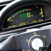 digital instrument cluster on Tuned VW Golf Mk2 Rallye
