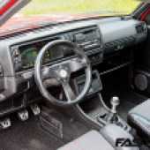 Tuned VW Golf Mk2 Rallye interior
