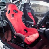 Bucket seats in Turbocharged Honda Civic Type R FN2