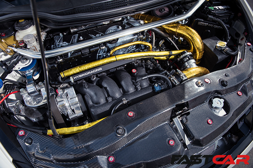 Turbocharged Honda Civic Type R FN2 K20 engine