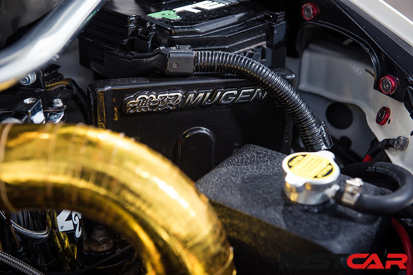 Mugen parts in Turbocharged Honda Civic Type R FN2