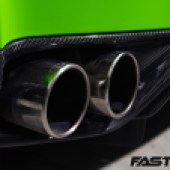 Exhaust tips on world's fastest nissan gt-r