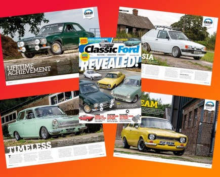 The four project cars featured in the latest issue of Classic Ford