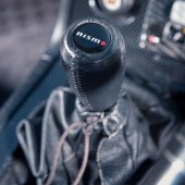 The R33 comes equipped with a manual transmission.