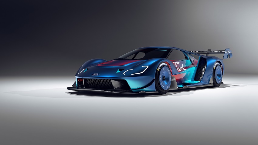 A render of the new Ford GT Mk IV.
