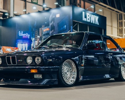 E30 BMW on air ride