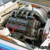 BMW E30 M3 Race Car engine
