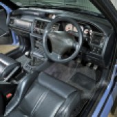 stock interior on Ford Escort Cosworth T25