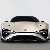 The front end of the Lexus Electrified Sport Concept.