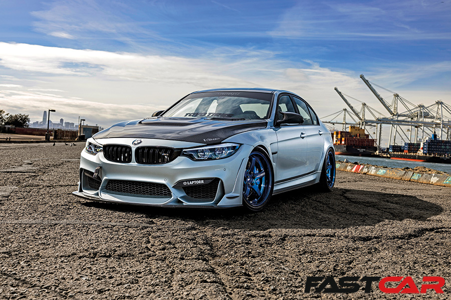 Modified BMW F80 M3 front end shot