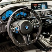 Modified BMW F80 M3 steering wheel