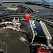 Modified BMW F80 M3 upgraded chargercooler