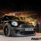 Front 3/4 shot of Tuned Mini Clubman