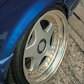 rear wheels on turbocharged BMW E30 325i