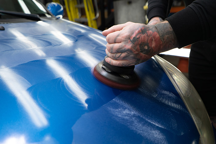 Using a more aggressive compound for heavy paint correction