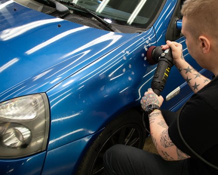 Work in sections when detailing