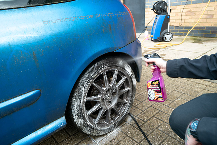 aggressive wheel cleaners are available for your alloy wheels