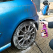 aggressive wheel cleaners are available for your alloy wheels