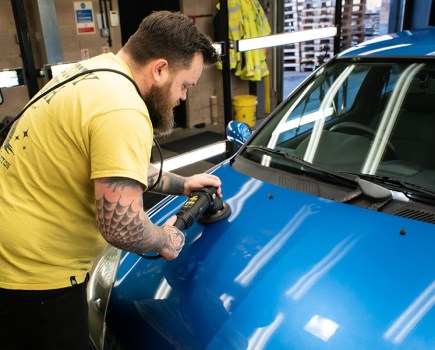 Don't apply pressure when using wax